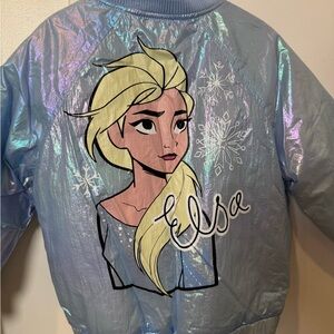Disney Light Blue Iridescent Kids Jacket